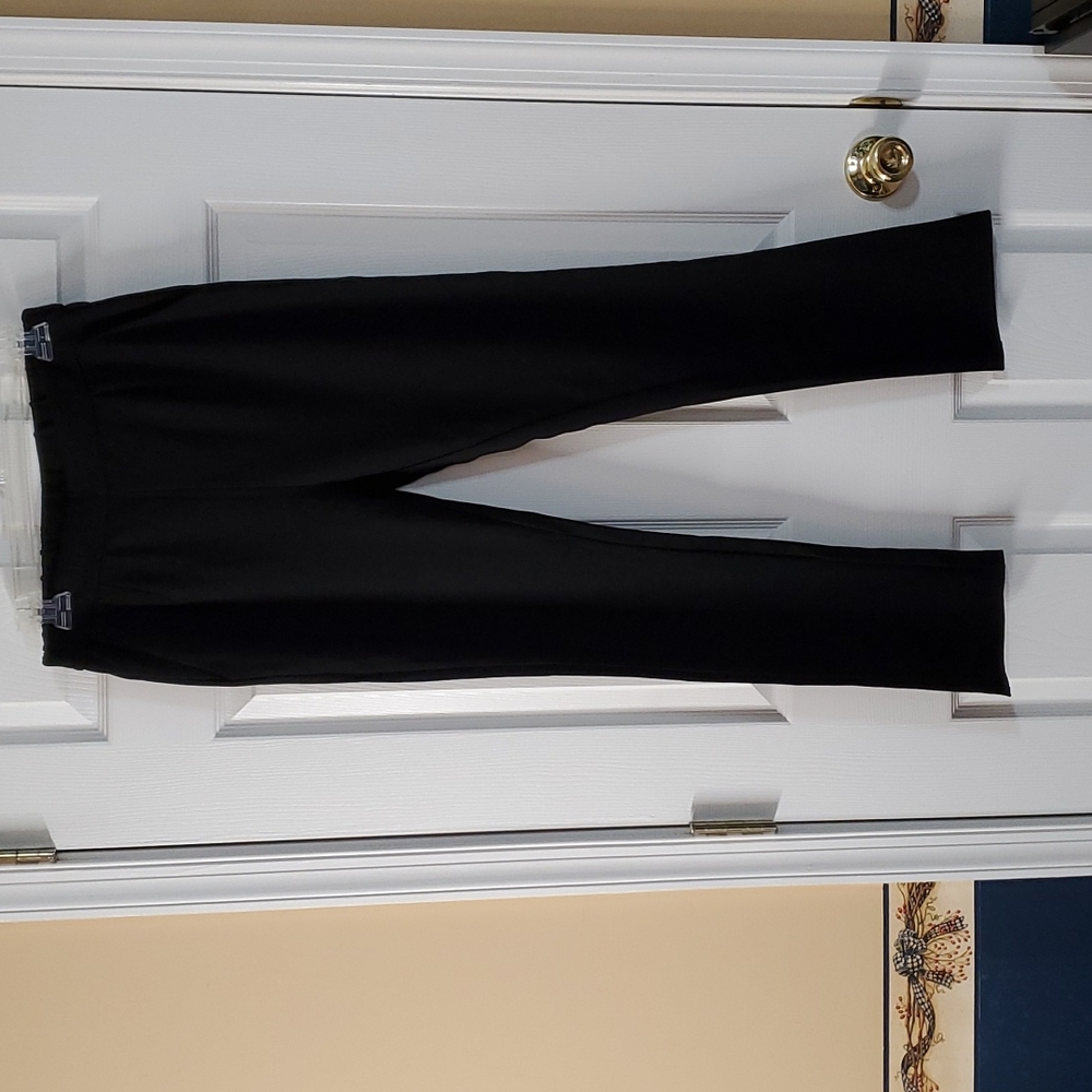 Black Elastic Waist Dress Pants Size Medium